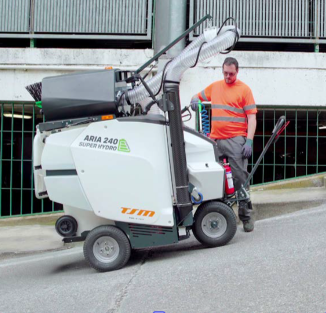 Ηλεκτρικό Σάρωθρο Πεζού Χειριστή ARIA 240
