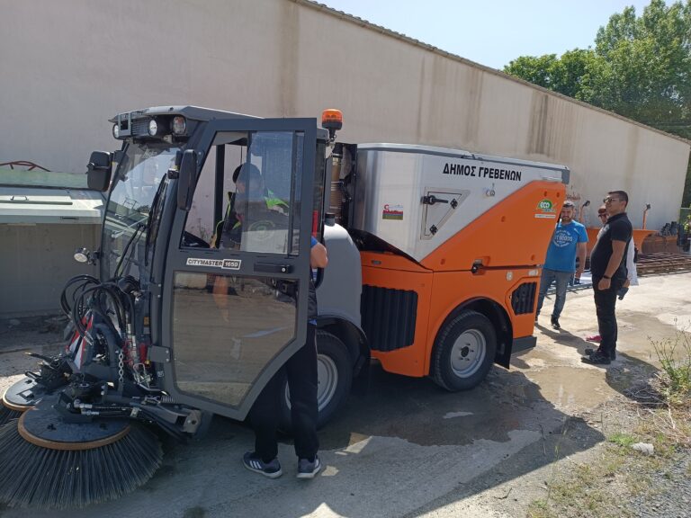 ΠΑΡΑΔΟΣΗ ΣΑΡΩΘΡΟΥ HAKO CITYMASTER 1650 ΣΤΟΝ ΔΗΜΟ ΓΡΕΒΕΝΩΝ
