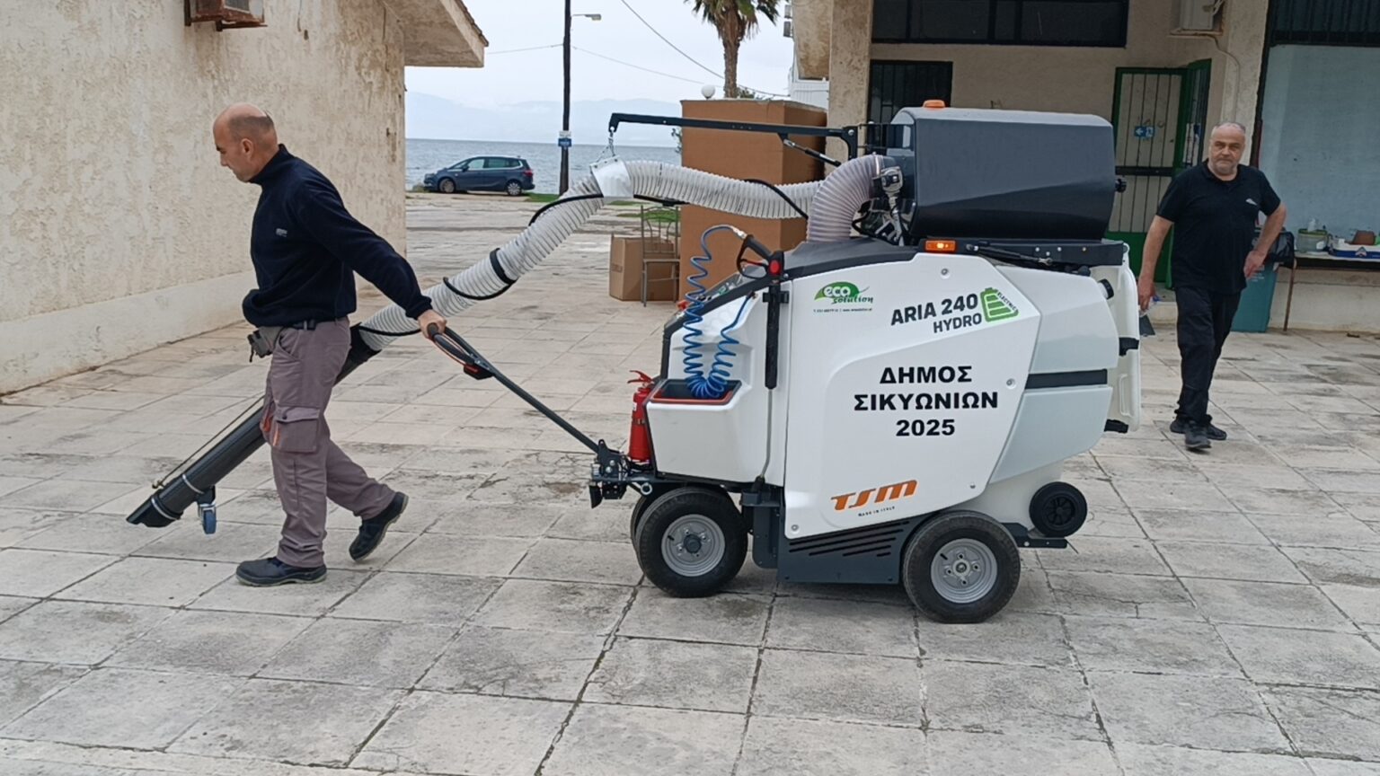 Ηλεκτρικό Σάρωθρο Πεζού Χειριστή