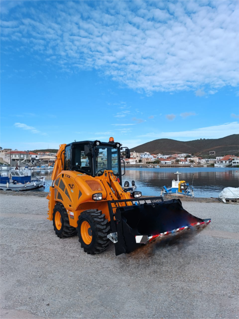 Εκσκαφέας Φορτωτής VENIERI στον Δήμο Ψαρών
