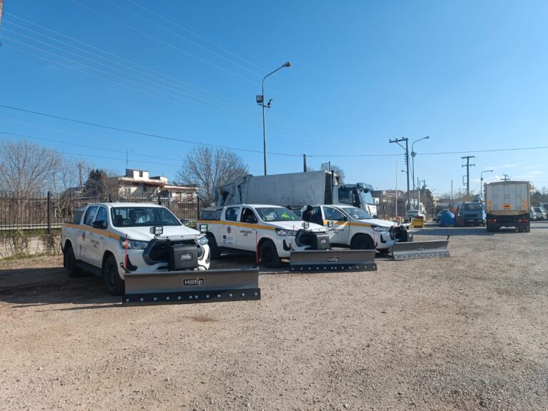 Παράδοση εξοπλισμού αποχιονισμού στον Δήμο Δέλτα