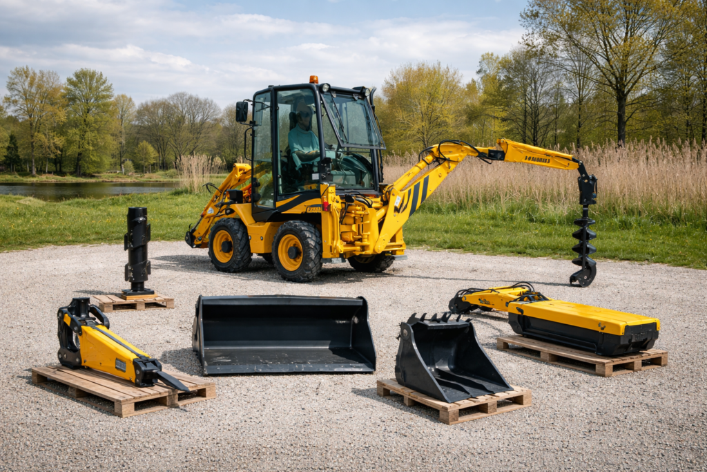 Παρελκόμενα φορτωτή εκσκαφέα