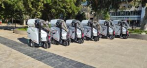 Παράδοση 10 ηλεκτρικών σαρώθρων πεζού χειριστή TSM ARIA 240 HYDRO